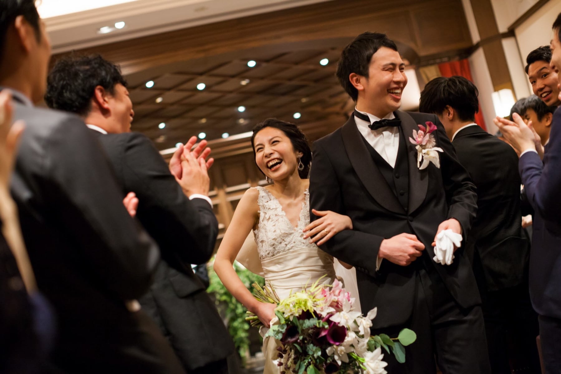 SHUNSUKE & NATSUKI [Original Wedding] A special wedding ceremony full of Night's view of the world