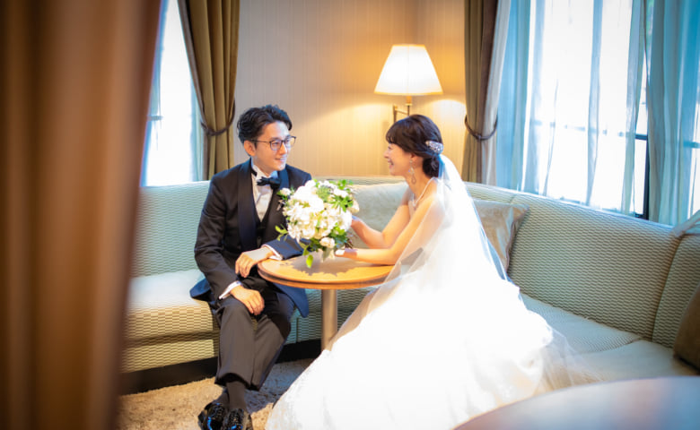 MAKOTO&IKUE [At-home wedding] A peaceful time with important guests whom you haven't seen in a long time